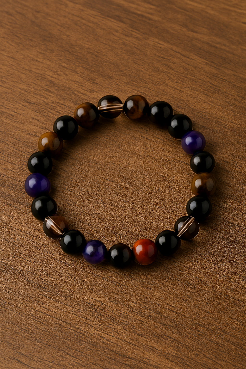 Manilla Espiritual de Protección y Equilibrio - 4 Piedras Naturales