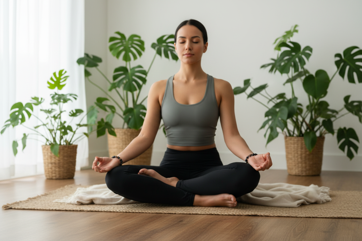 Manilla durante meditación